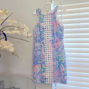 Lilly Pulitzer Stretch Dress. Caribbean Multicolor, size 6.